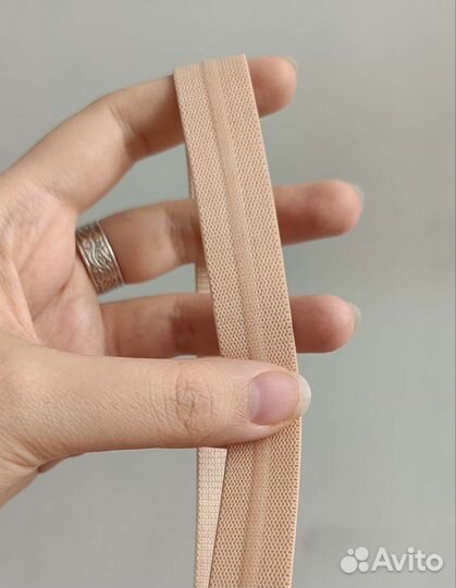 Бретельная резинка 1,7 см с силиконовой лентой