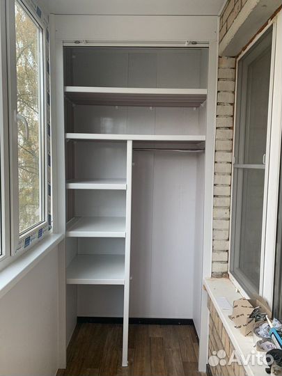 Шкаф с рольставнями на балкон по вашим размерам