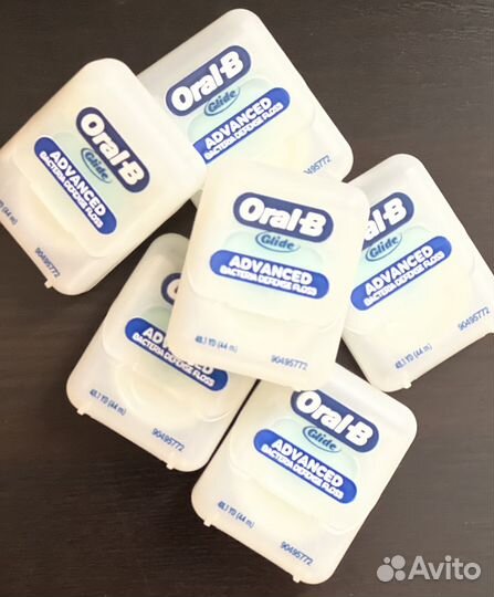 Oral-B advanced антибактериальная зубная нить, США