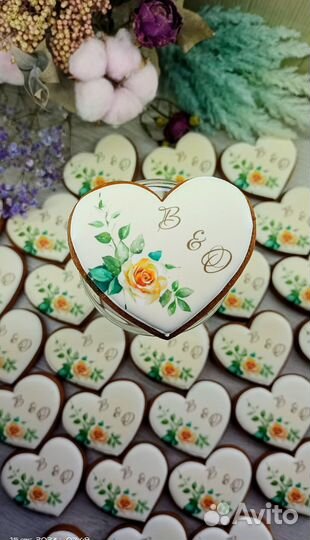 Свадебные пряники,пряники гостям на свадьбе,юбилее