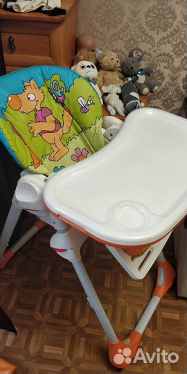 Стульчик для кормления chicco polly
