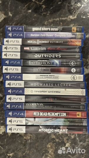 Игры на ps4 ps5 диски
