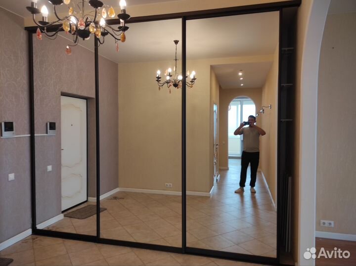 Шкаф купе с зеркалом в прихожую бу