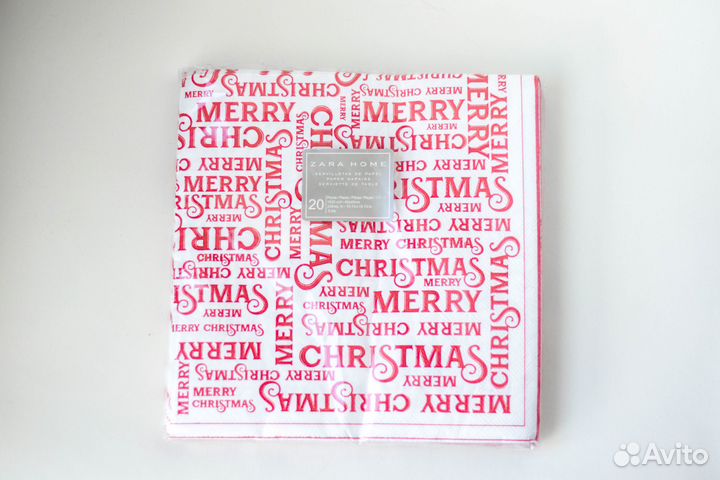 Zara home салфетки Merry Christmas