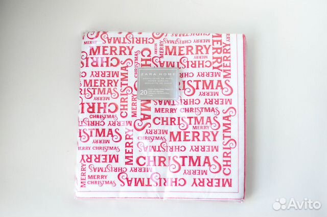 Zara home салфетки Merry Christmas