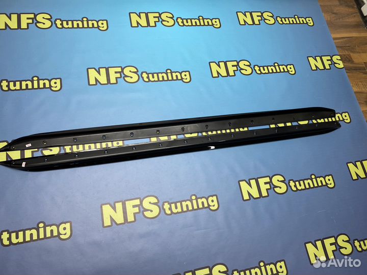 Лезвия на пороги для BMW G20 black