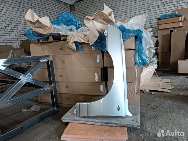 Крыло ваз 2110 левое серебристый снежная королева