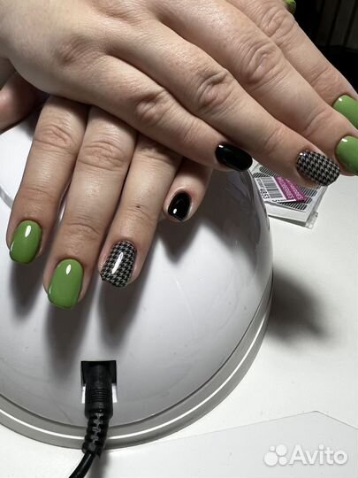 Маникюр, педикюр, покрытие гель лак, коррекция,укр