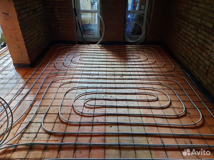 Монтаж отопления, водоснабжения под ключ