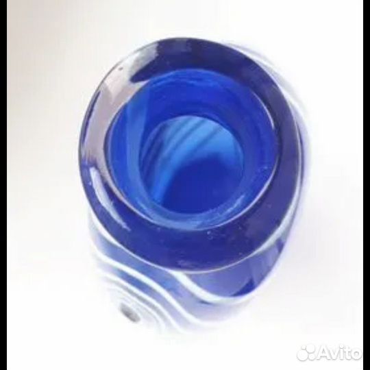 Ваза из мурановского стекла.(Италия) 14 см