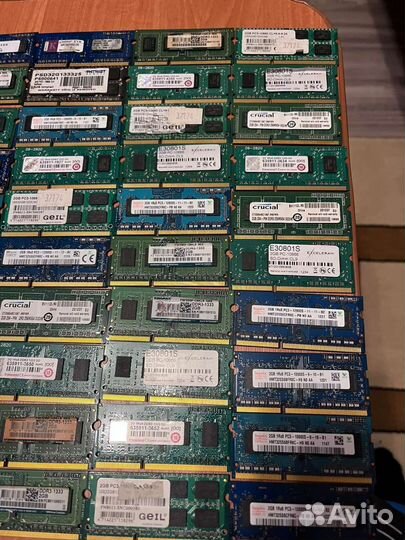 Лот оперативной памяти для ноутбука