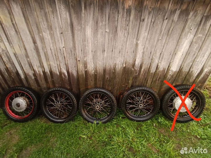 Колеса Урал Днепр в сборе