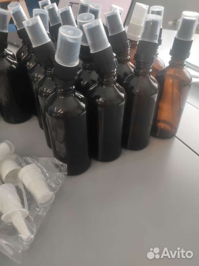 Стеклянные бутылочки 30 50 и 100 мл