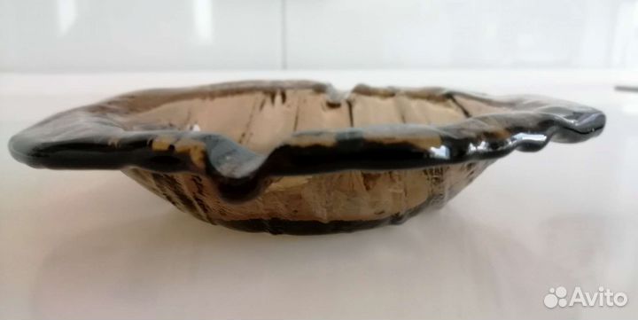 Пепельница цветное стекло СССР