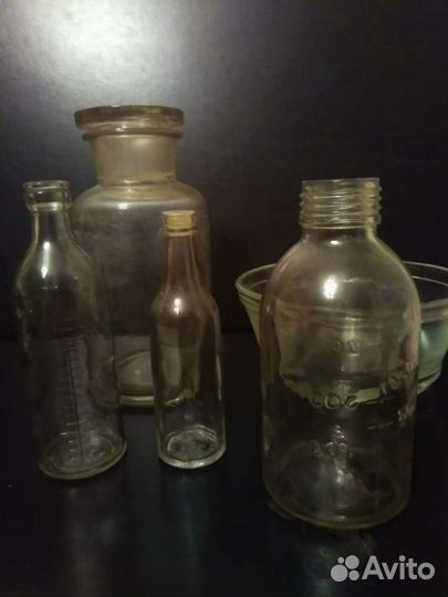 Винтажные ёмкости стекло