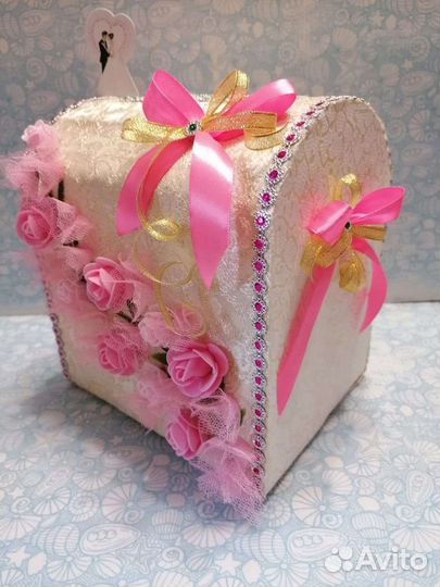 Свадебный сундук для денег в наличии и под заказ)