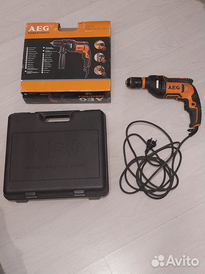 Ударнaя дрeль AEG sве 750 rе