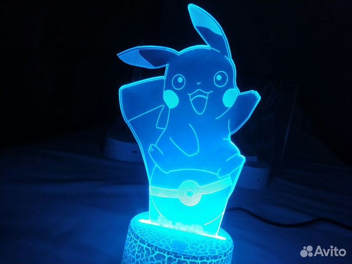 3D светильники с пультом, 10 видов, новые