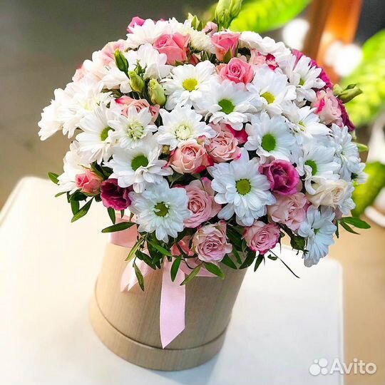 Цветы в коробке 236