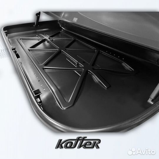 Автомобильный бокс bonus 1710х820х430 425л Koffer