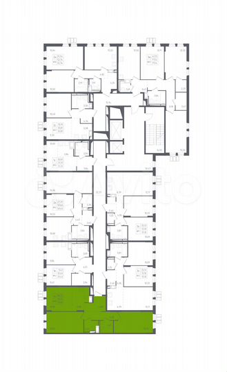 3-к. квартира, 59,1 м², 16/17 эт.