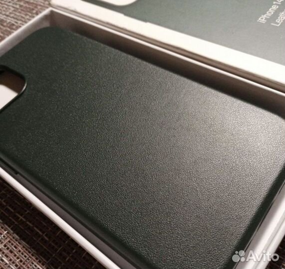 Кожаный чехол iPhone 14pro