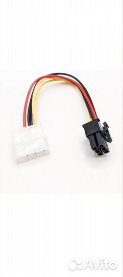 GPU (для видеокарты) molex на 6 pin