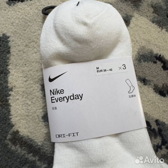 Носки Nike EveryDay White Socks