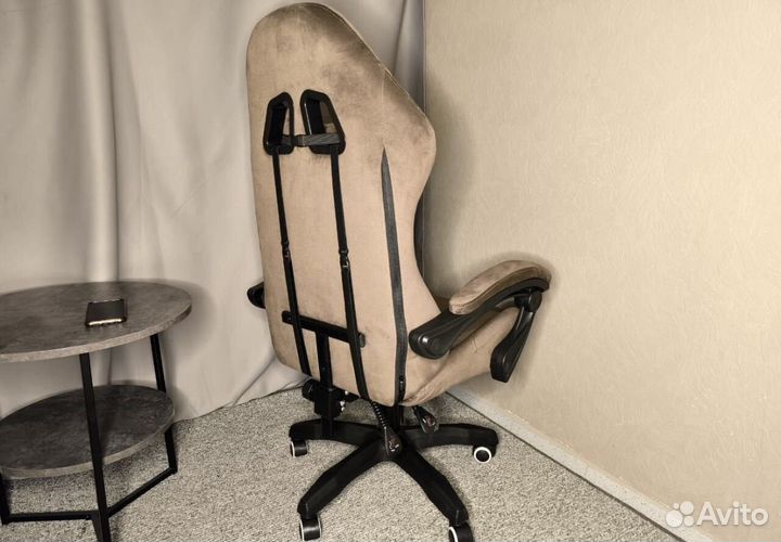 Компьютерное кресло игровое велюр