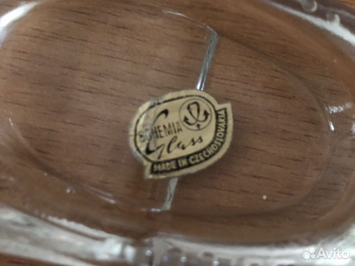 Хрустальные тапочки- пепельницы