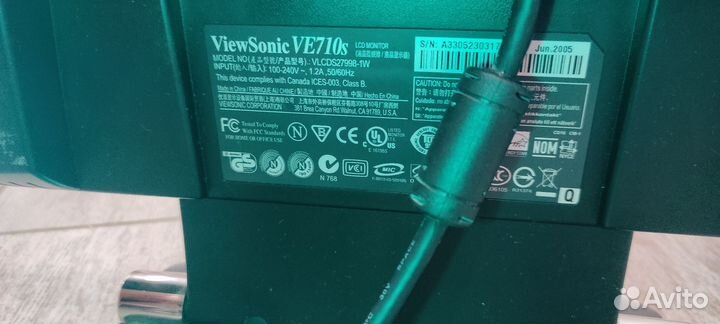 Монитор 17 дюймов ViewSonic