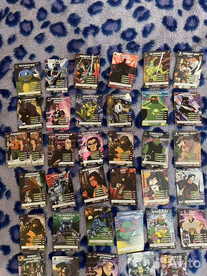 Коллекционные карточки черепашки ниндзя