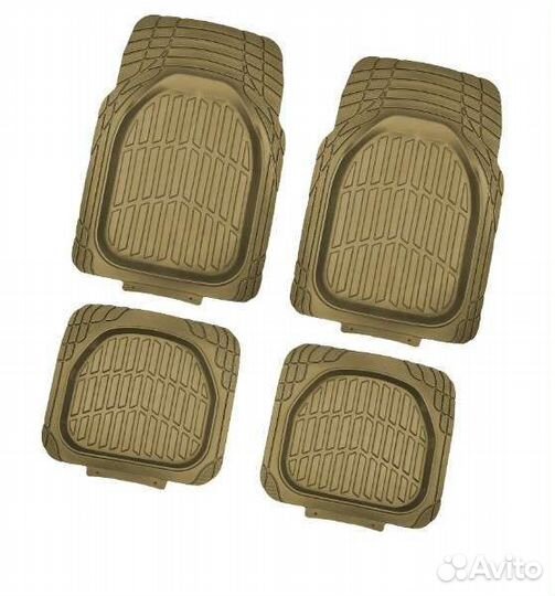 Автомобильные коврики универсальные бежевые