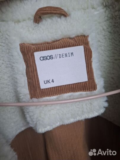 Вельветовая куртка ASOS с барашком. XS