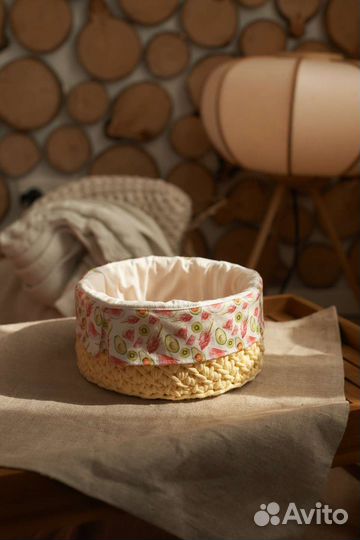 Корзина плетеная для хранения/ручная работа
