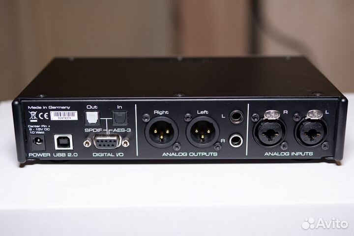 Аудиоинтерфейс RME ADI-2 Pro (AD/DA конвертер)