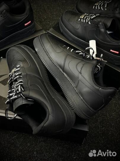 Nike Air force 1 low black supreme