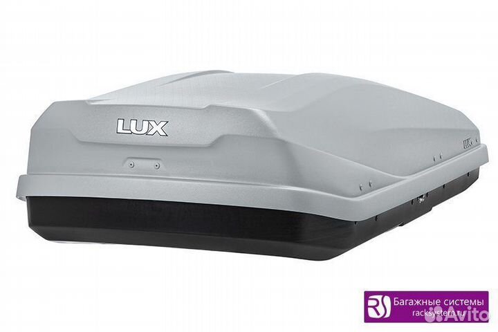 Бокс на крышу Lux Irbis 175 серый матовый