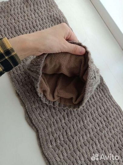 Комплект шапка и шарф женский новый