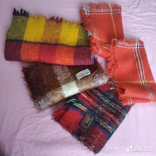 Мохеровые шарфы б/у