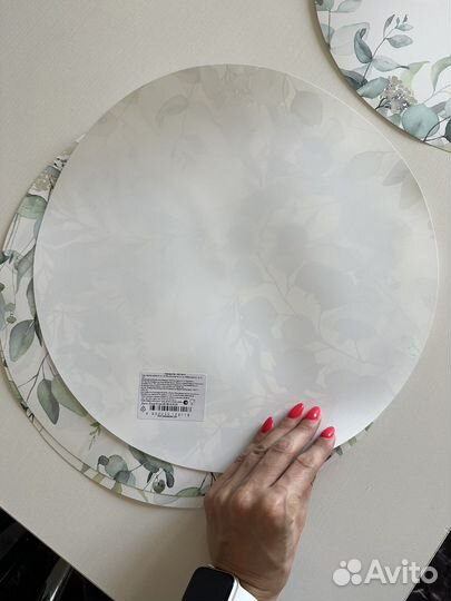 Салфетки на стол круглые сервировочные