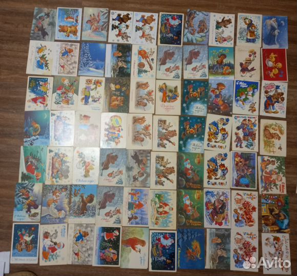 Лот открытки 80 шт 90 х СССР Зарубин Четвериков