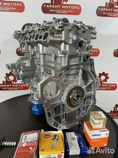 Мотор (двигатель) на Hyundai solaris Rio 1.6