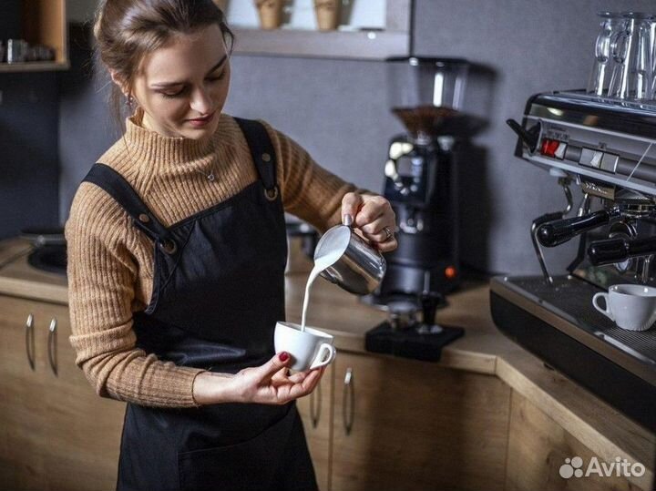 Бариста без опыта в сетевой гипермаркет