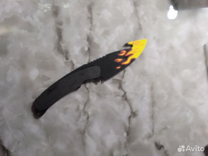 Нож дерево кастом