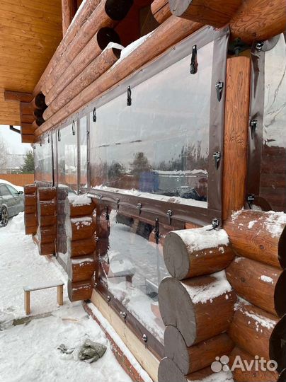 Мягкие окна для беседки