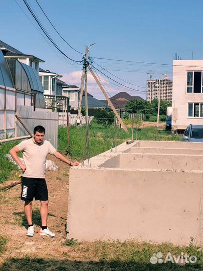 Бетонные работы со своей опалубкой без аванса