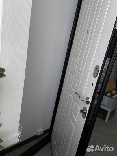 Дверь Гарда 8мм Белый ясень