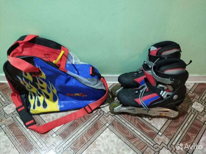 Роликовые коньки мужские 42-43р