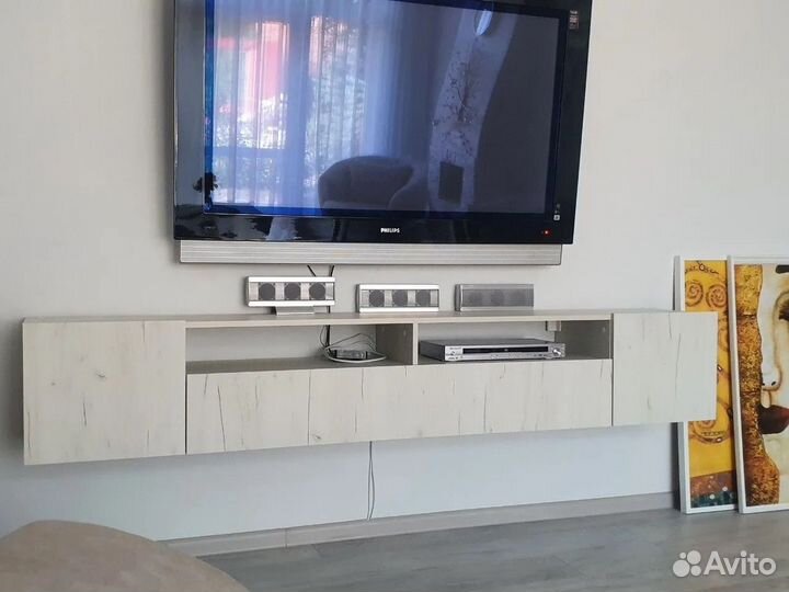 Навесная тумба для телевизора